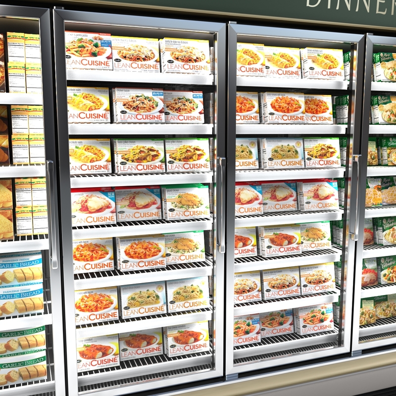 frozen food cases model