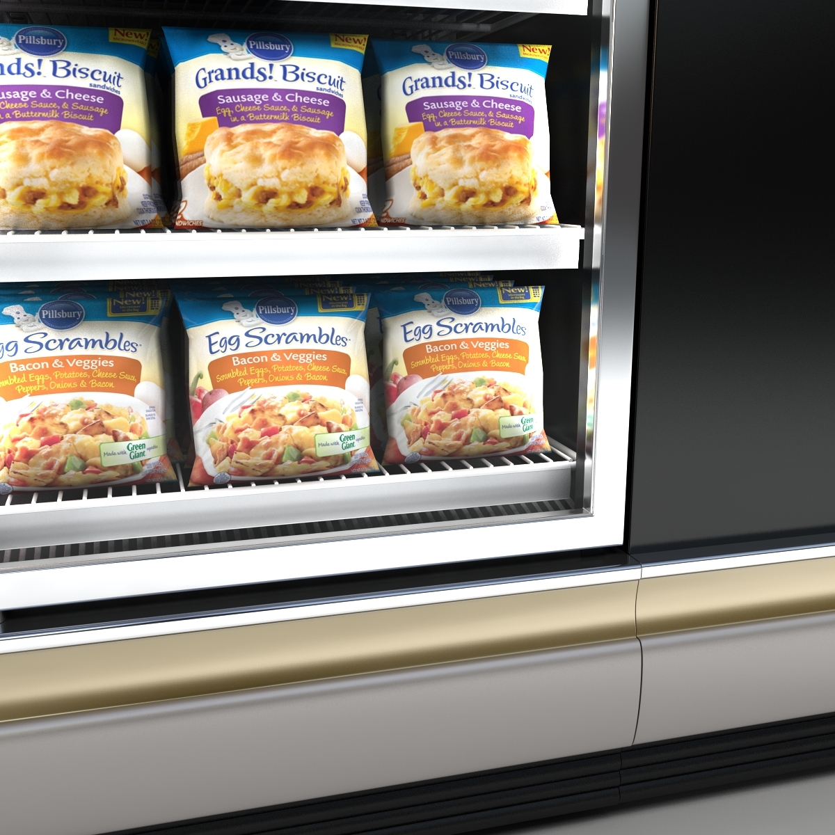 frozen food cases model