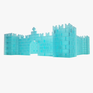 ice fortress 3d model