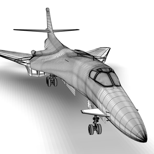 B-1b Lancer Usaf 3d Model