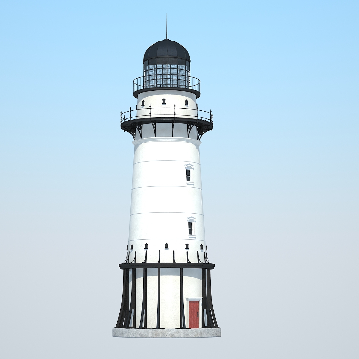 灯塔3d模型