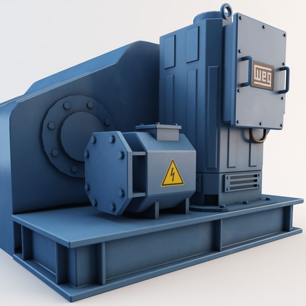 rig drawworks 3d model