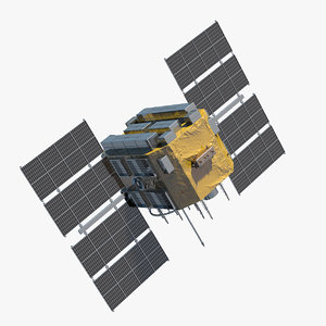 3d model satellite gps