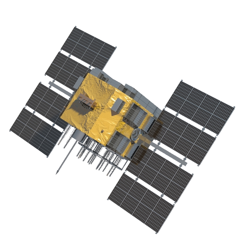 3d model satellite gps