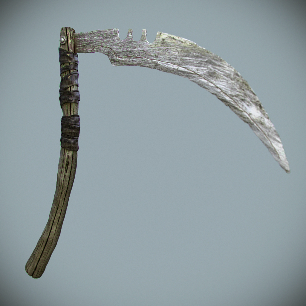 3ds max ancient combat scythe