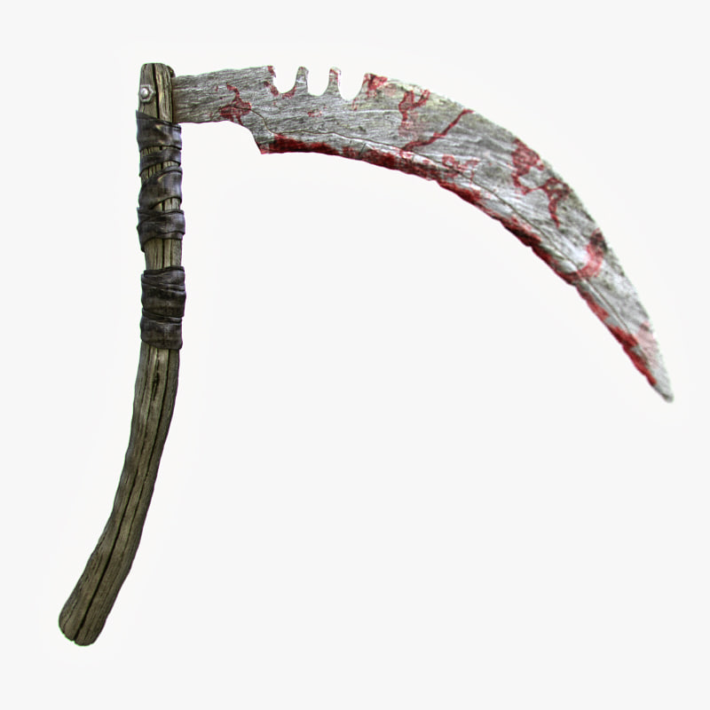 3ds max ancient combat scythe