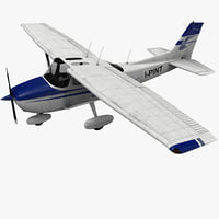 Civil Utility Aircraft Cessna 172 Skyhawk Rigged