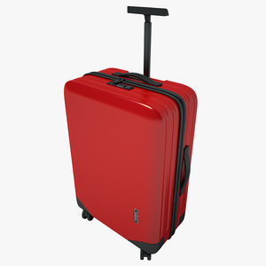 suitcase samsonite case 3d 3ds