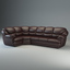 short corner sofa osvald 3d model