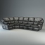 short corner sofa osvald 3d model