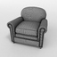 chesterfield chair armchair 3d model
