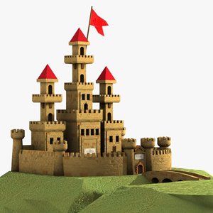 3d model castle