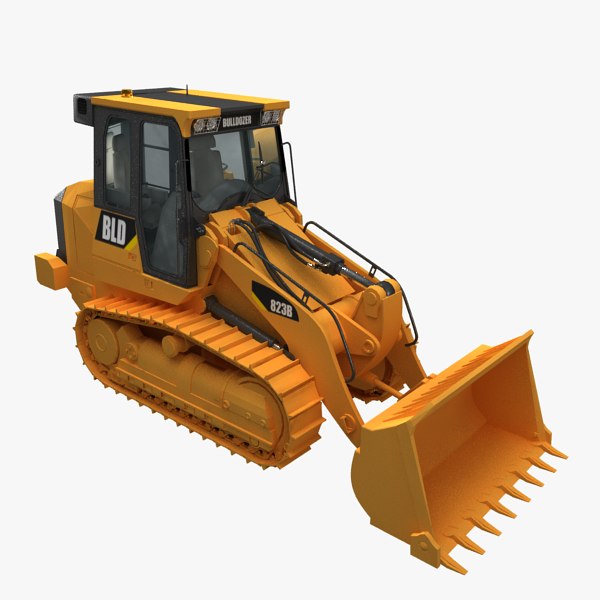 Industry Bulldozer 3d Model