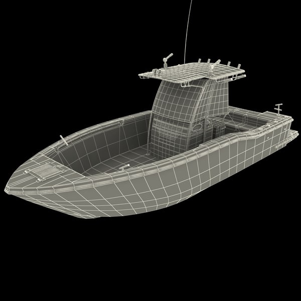 fishing boat 4 3d model