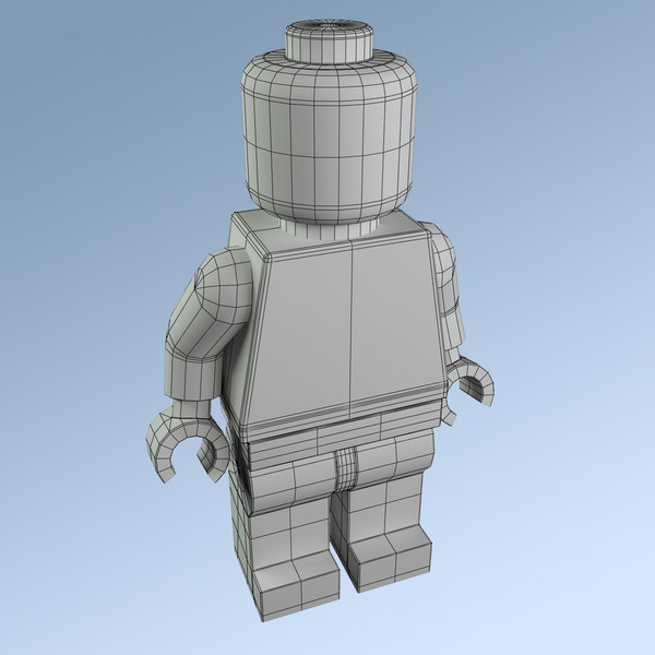 lego figure 3d model