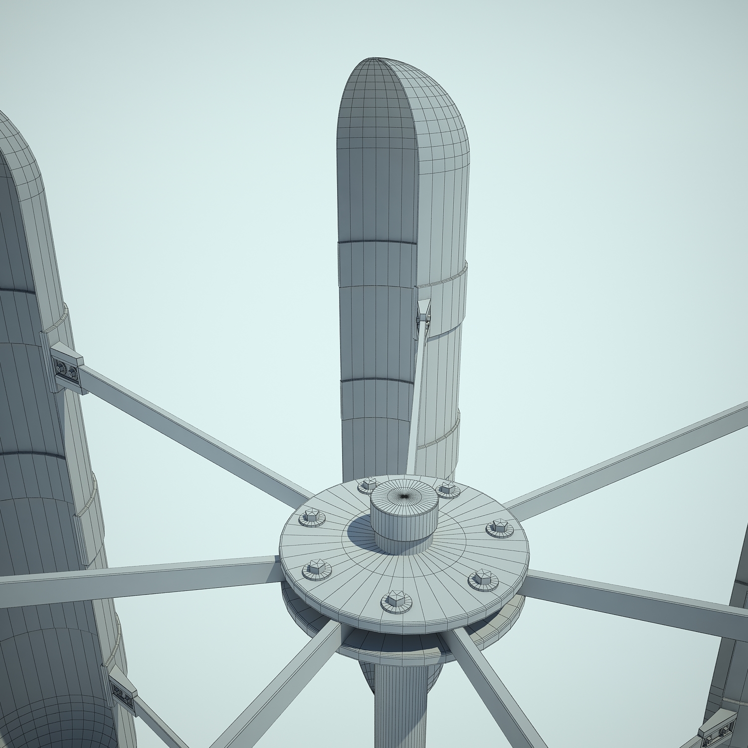 3d model wind turbine