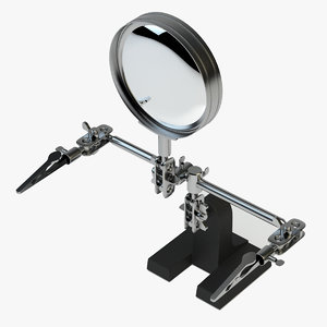 3d model adjustable parts holder magnification