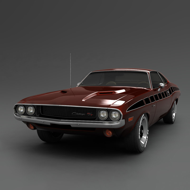 Dodge challenger 3d model