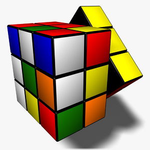 3d rubik s cube animation