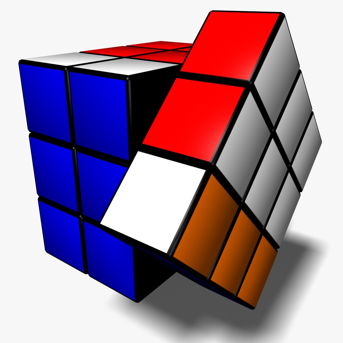 3d rubik s cube animation