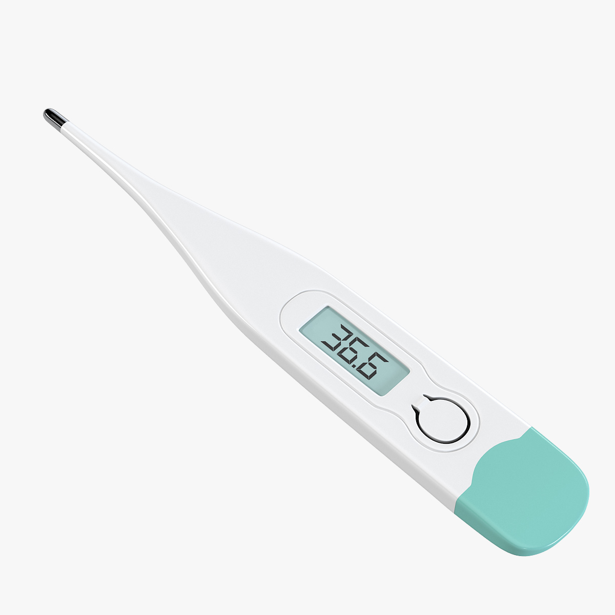 3d waterproof digital thermometer model