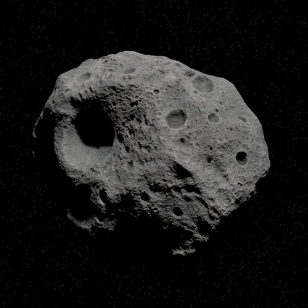 3dsmax asteroid meteoroid rock