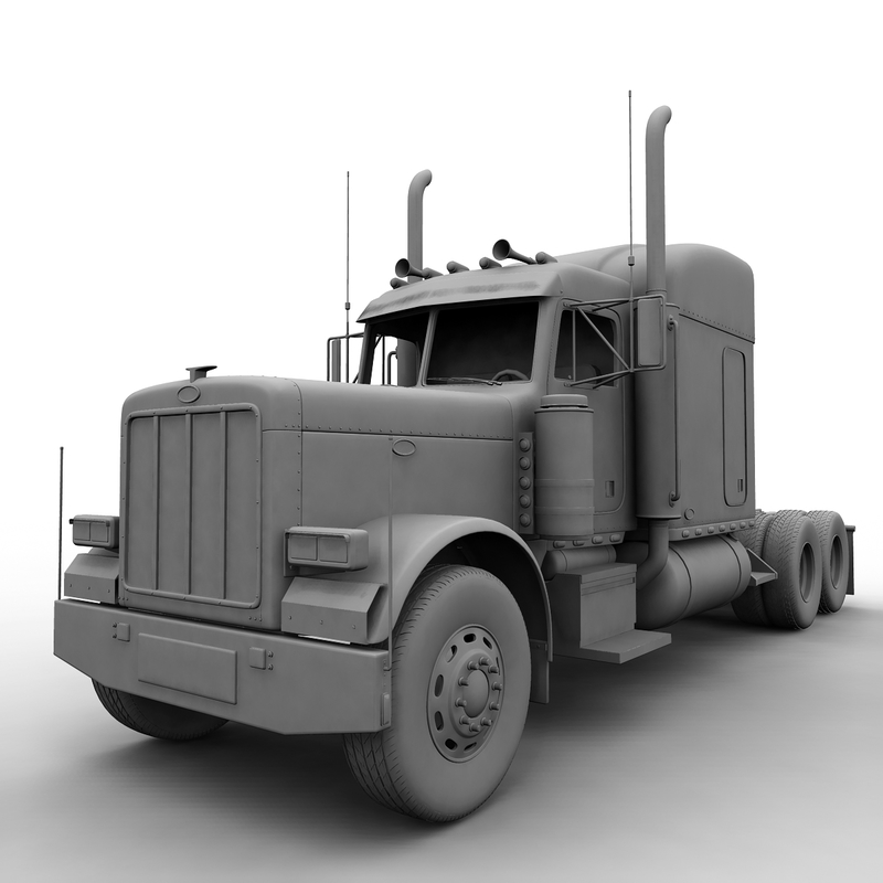 3d max heavy truck