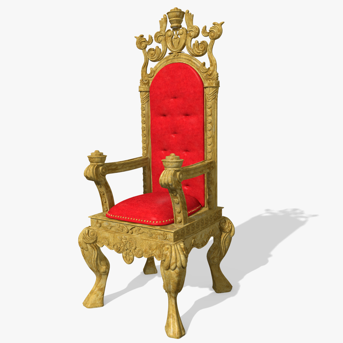 Kings Throne Chair - royal chair 3d model free download