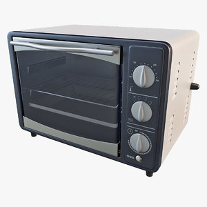 toaster oven 3d model