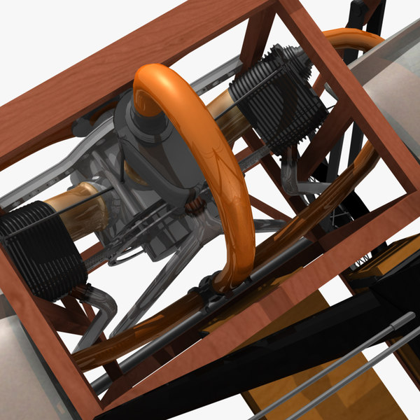 bleriot xi 3d obj