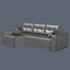 3d corner sofa fresh model