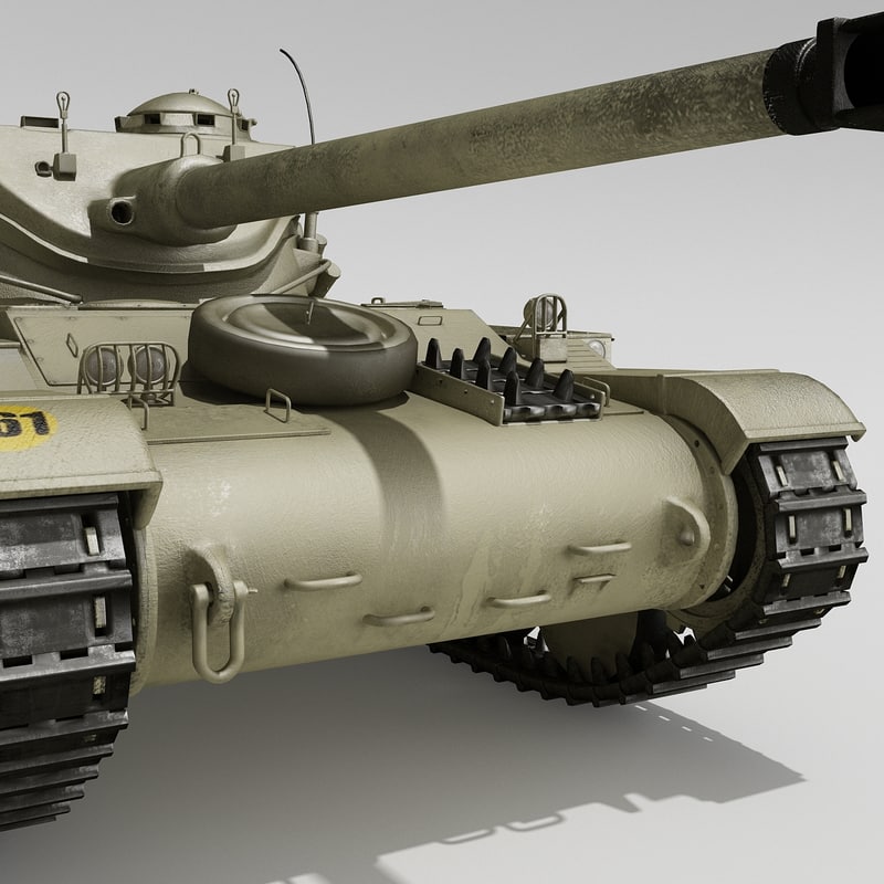amx-13法国轻型坦克3d模型