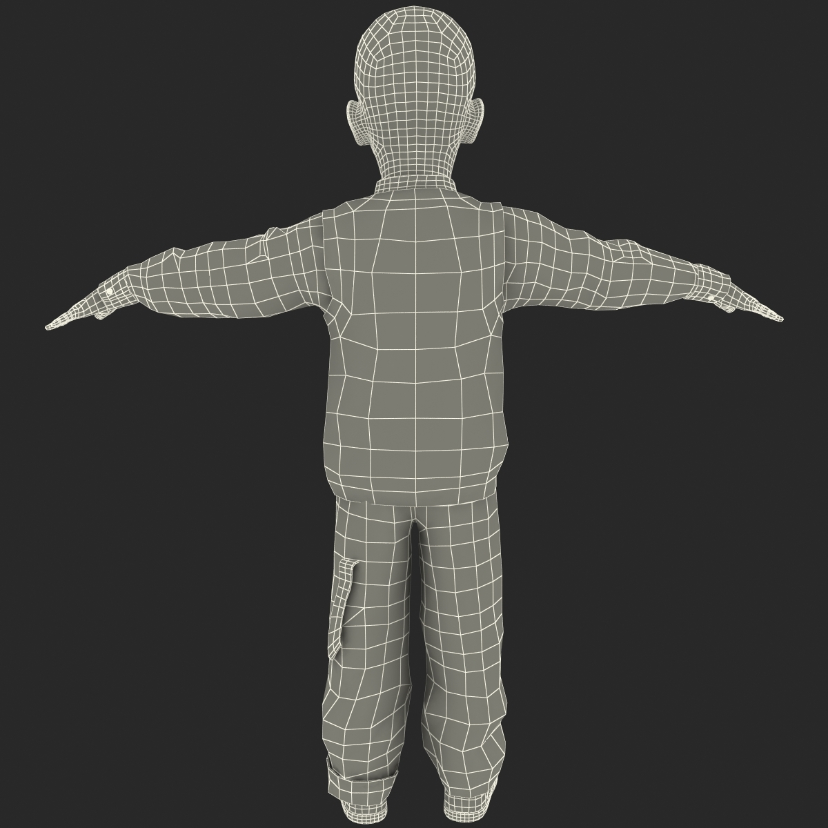 boy rigged 2 3d model