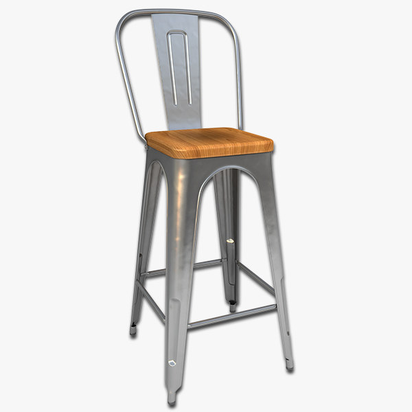 steel bar stool model