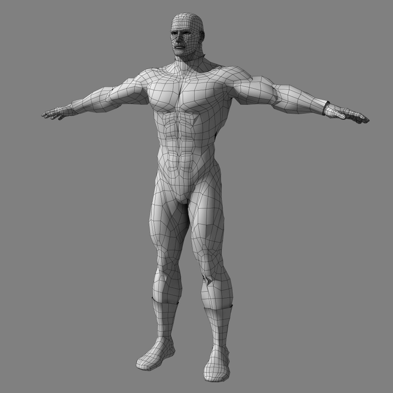 3d-model-of-man-superhero-costume