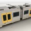 city rail set emu 3d max