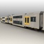 city rail set emu 3d max