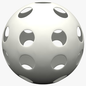 3d model wiffle ball