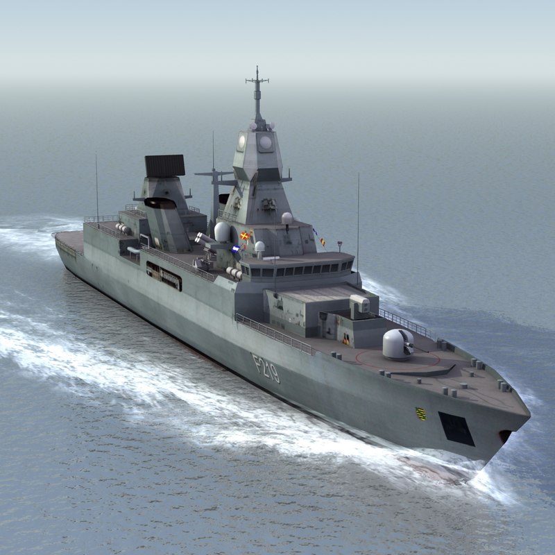 f124 sachsen class frigate 3ds