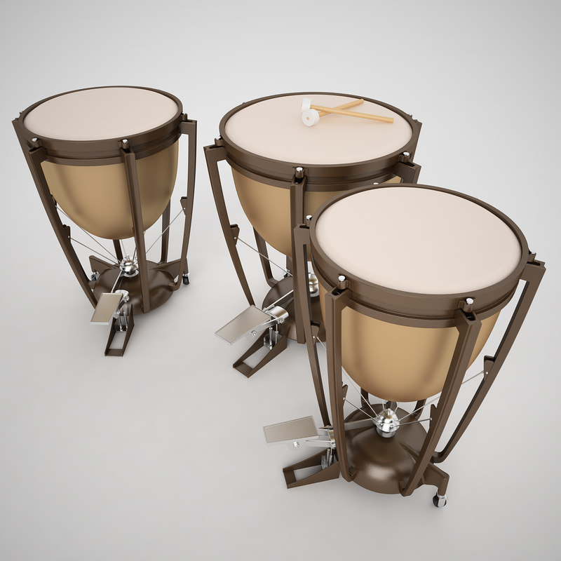 3d model kettle drum