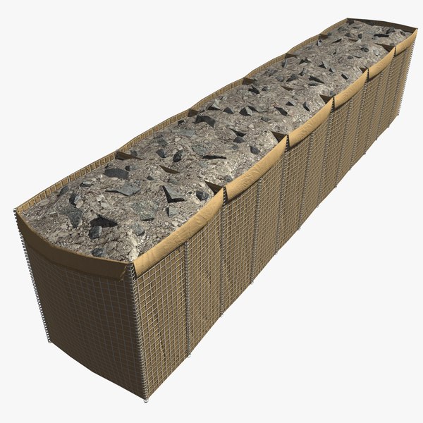 3d Model Of Hesco Bastion