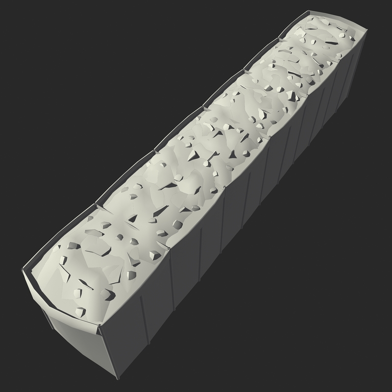 3d model of hesco bastion