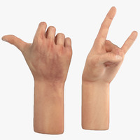Hand 3d Models For Download Turbosquid - human hand 3d model free download