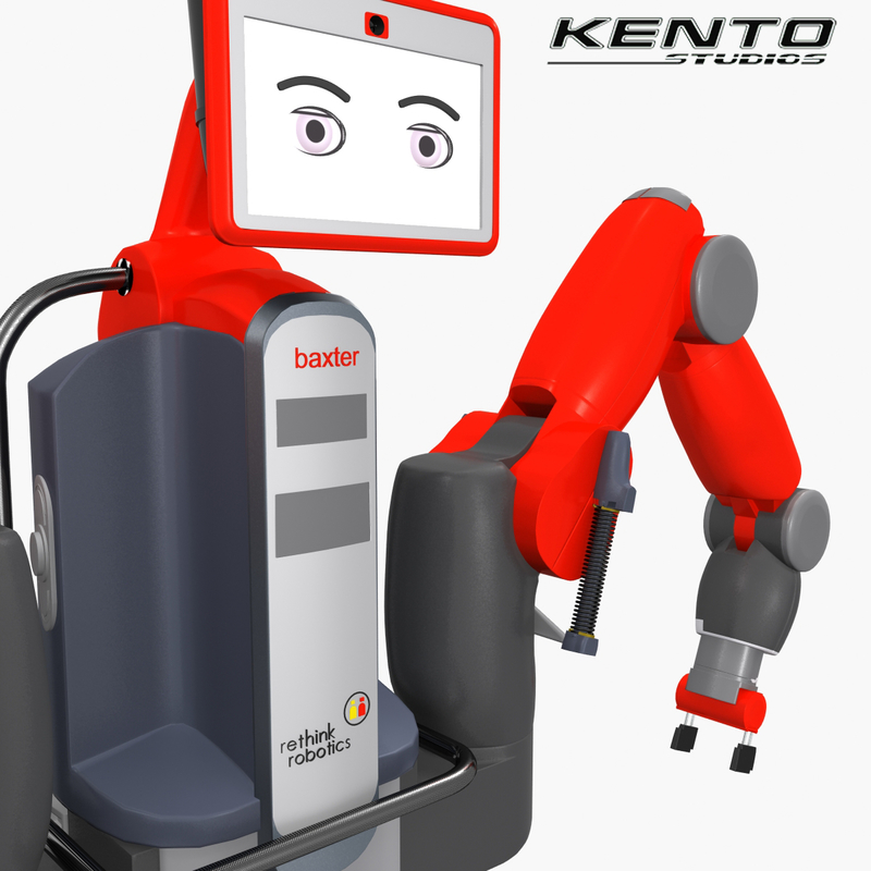 Ten Robot Ma Czujnik Koloru I Odległości industrial baxter robot ma