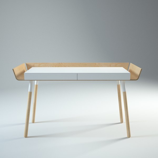 3d model inesa writing desk