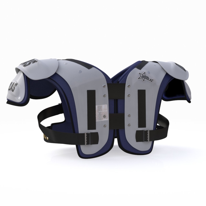 3d model football shoulder pads