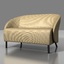 3d model keilhauer croft 2-seater sofa