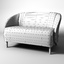 3d model keilhauer croft 2-seater sofa