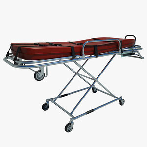 3d ambulance bed