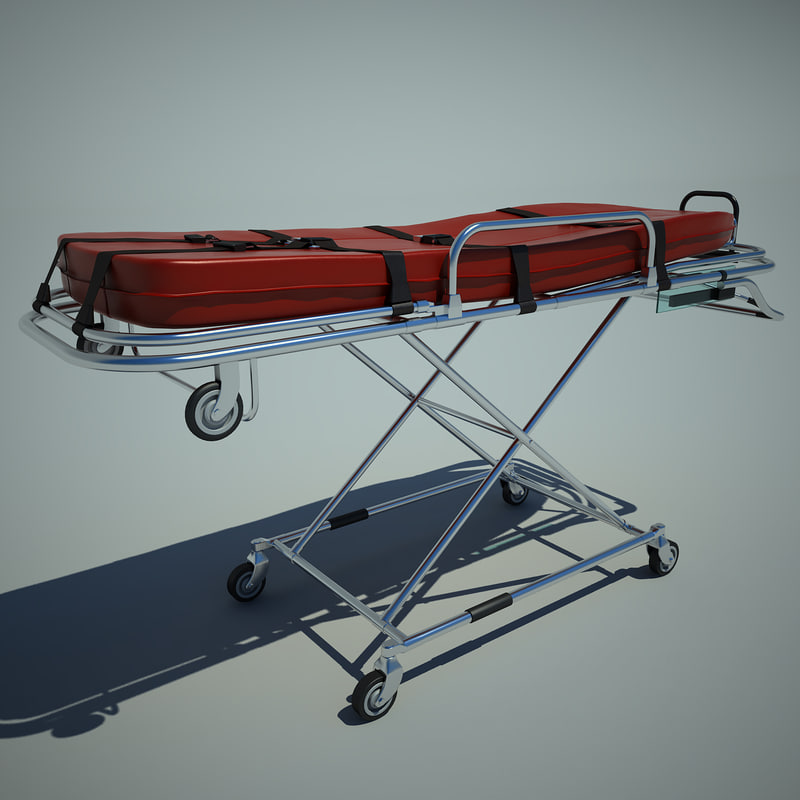 3d ambulance bed
